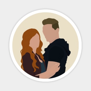 Clary and Jace - Shadowhunters Magnet